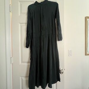 Mango Black Midi Dress